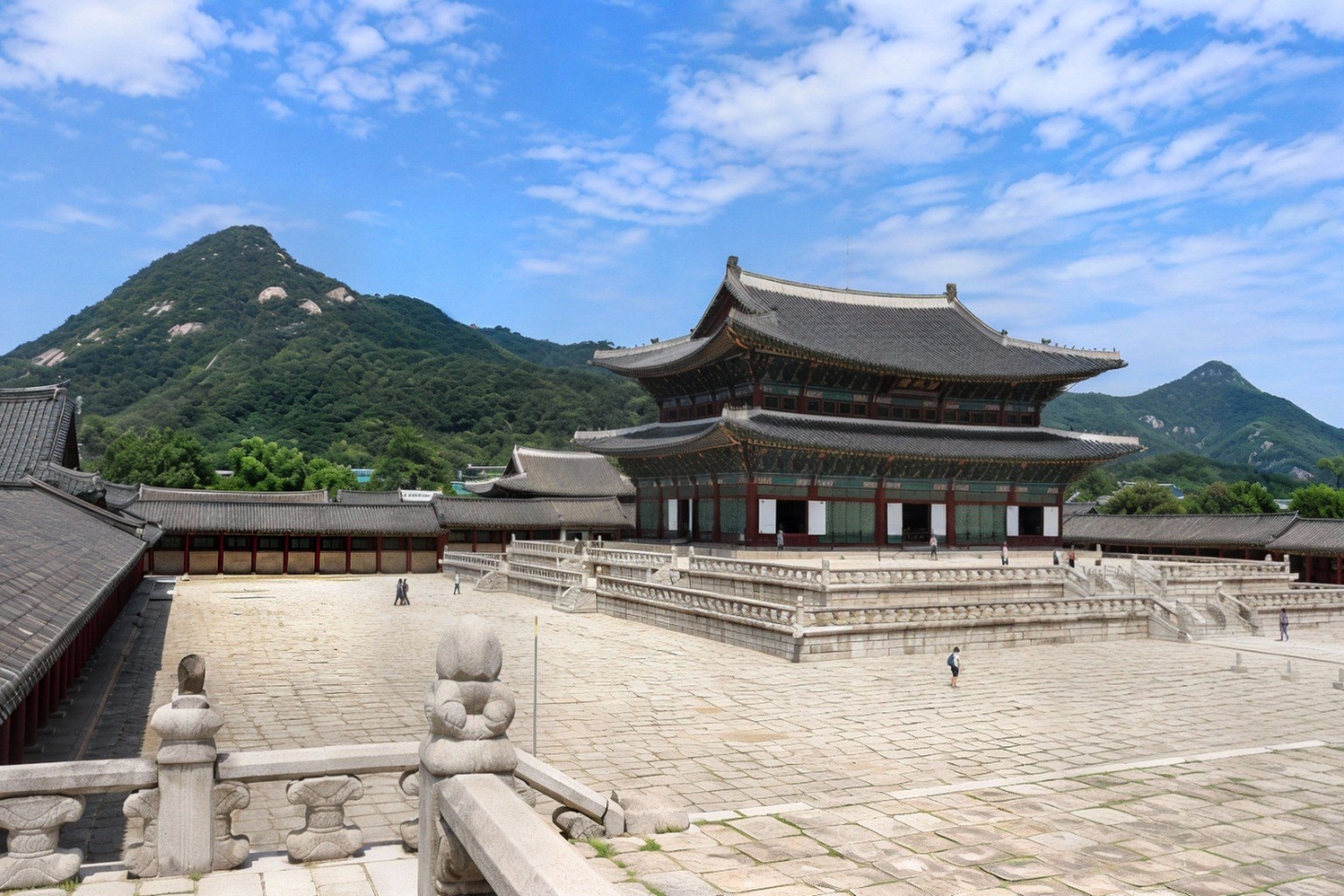 경복궁 근정전과 너른 조정 마당